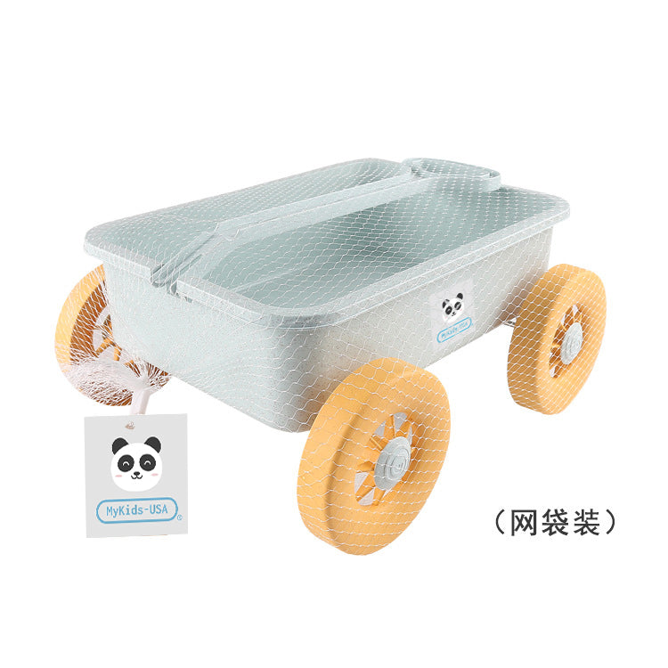 Children’s Wheat Straw Little Boy Beach Pusher Toy-2