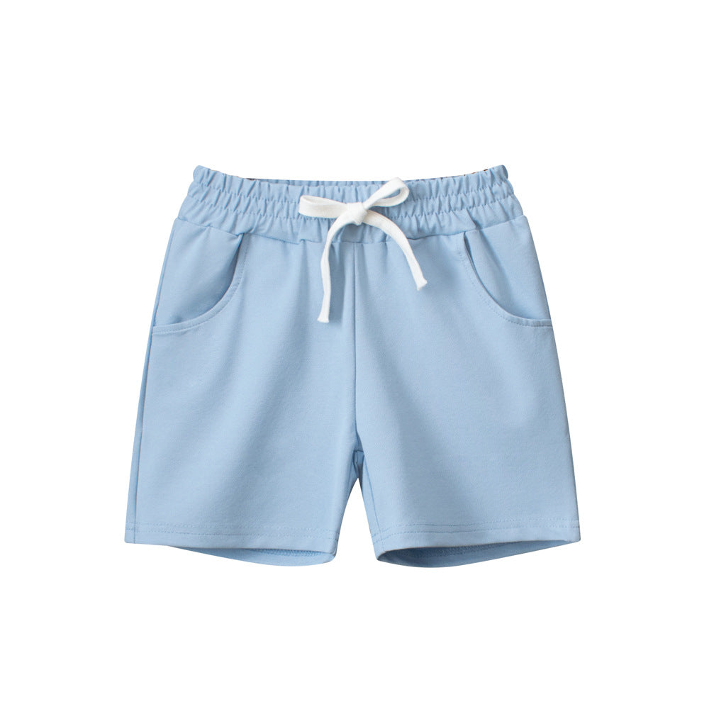 Summer Arrival Boys Casual Style Color Patchwork Shorts-3