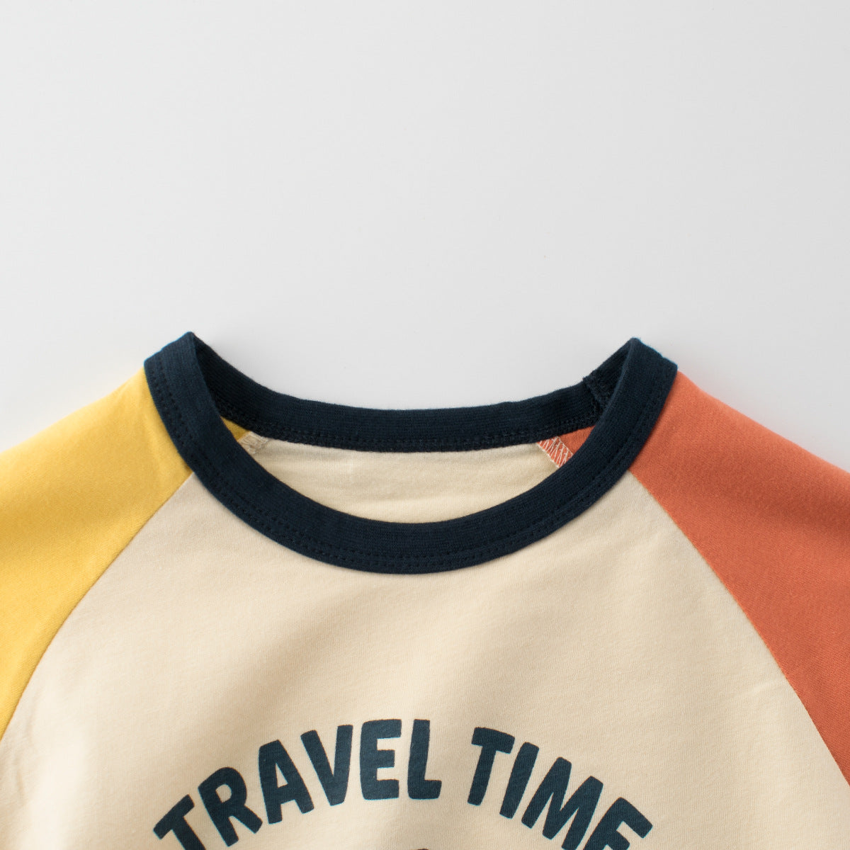 Summer Boys’ Cartoon and Letters Print T-shirt in European and American-3