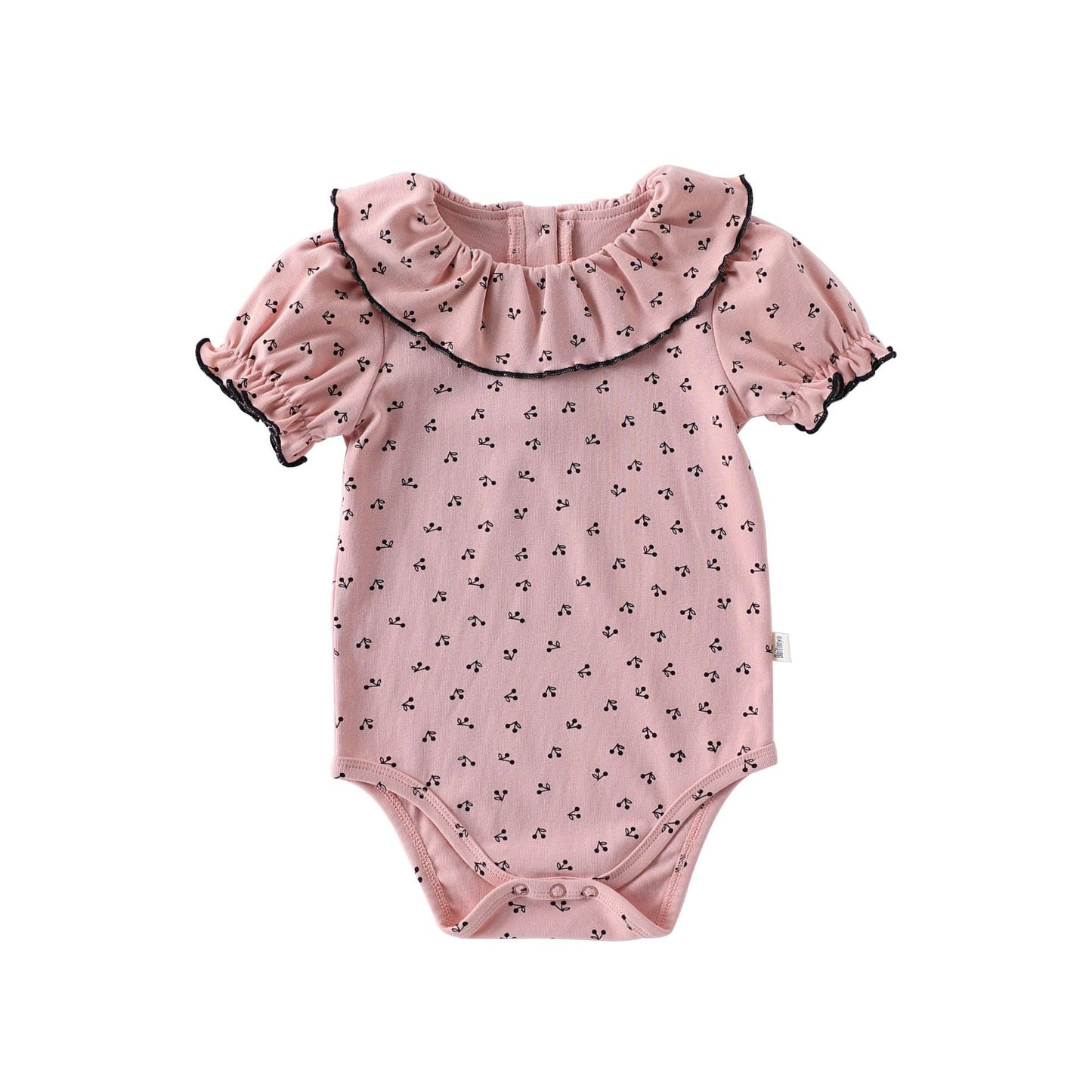 Summer Arrival Baby Unisex Short Sleeves Simple Pattern Onesies Bodysuits-2