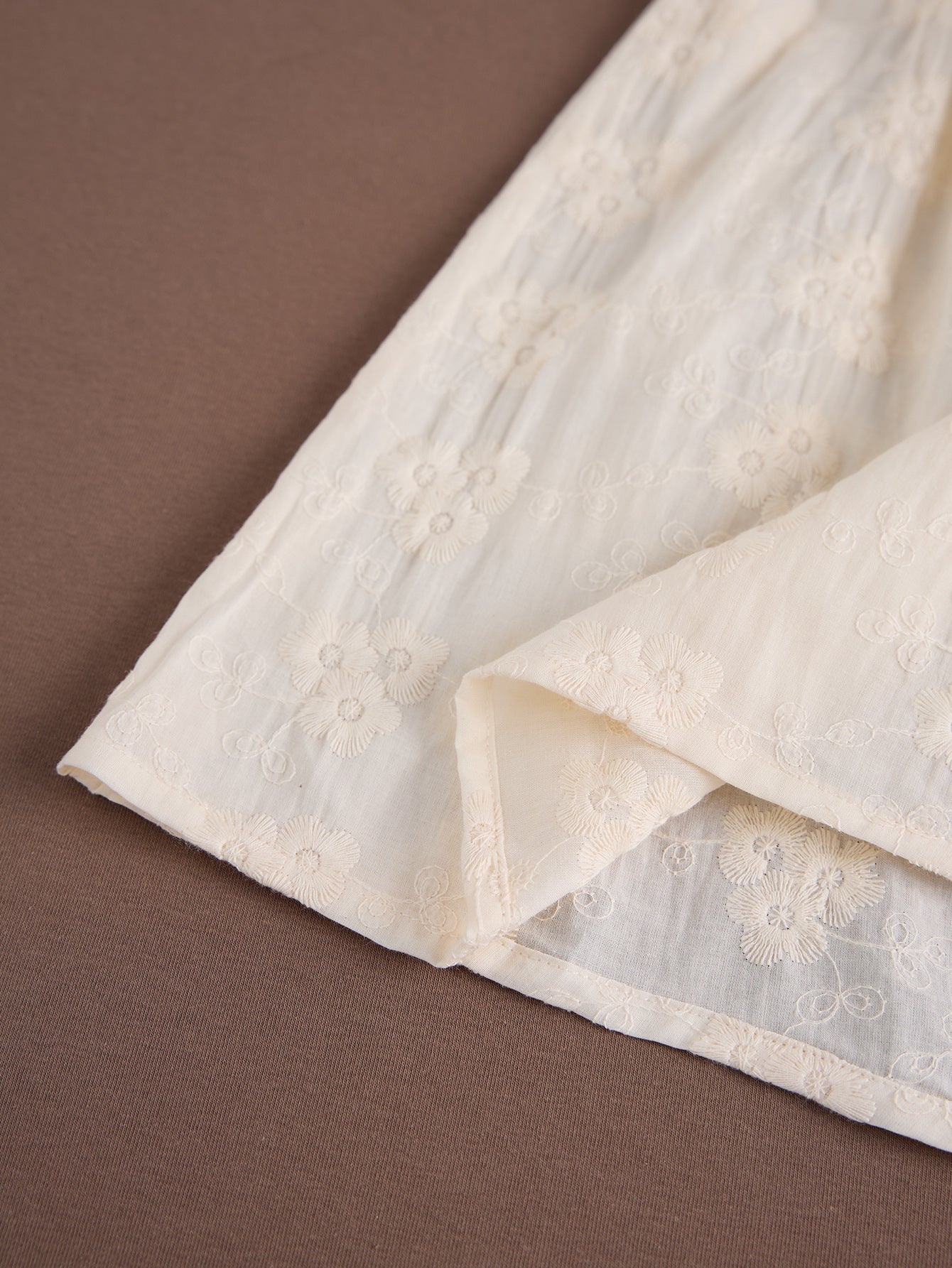 Summer Arrival Solid Color Flowers Pattern Fly Sleeves Dress for Stylish Girls-2