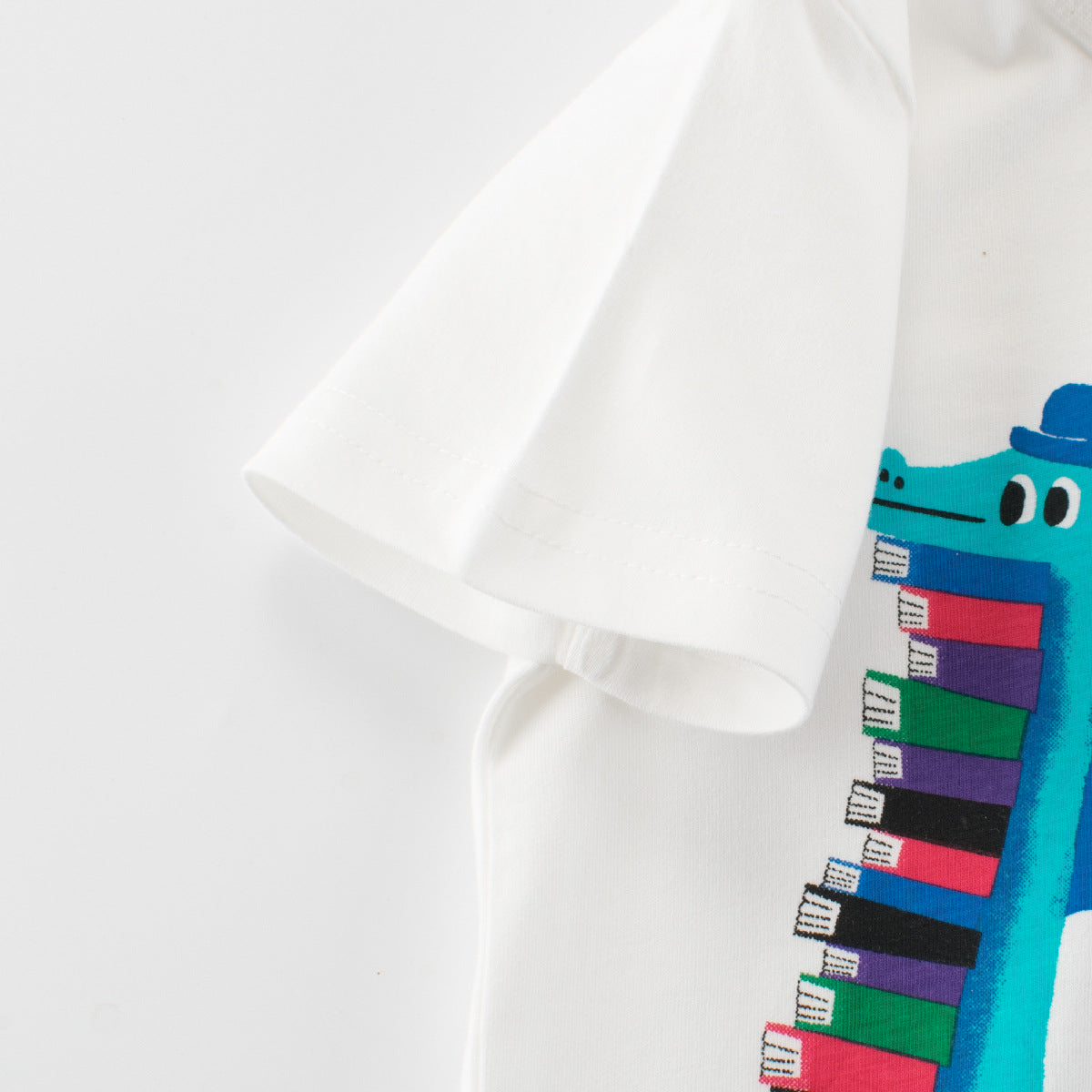 Summer Boys’ Cartoon Animals Pattern T-shirt in European and American Style-4