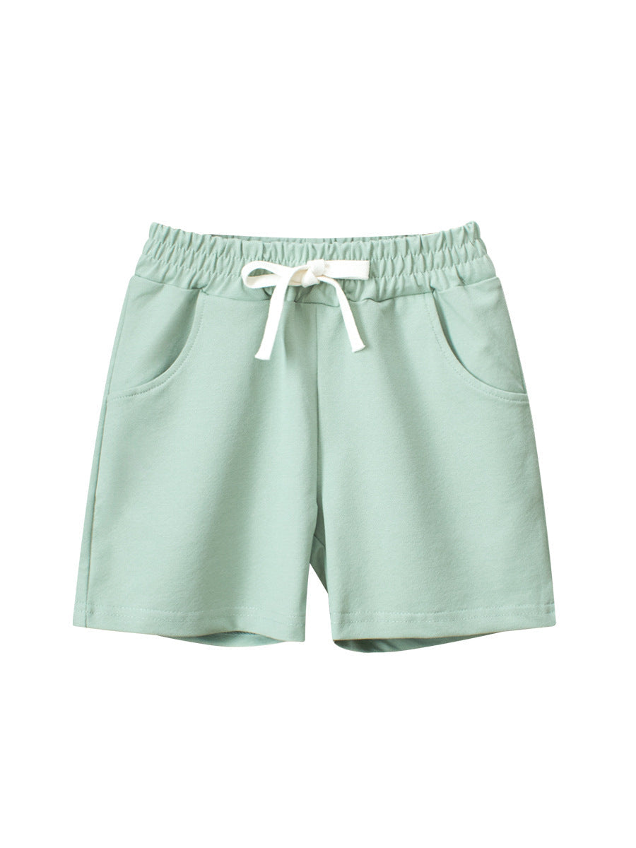 Summer Arrival Boys Casual Style Color Patchwork Shorts-2