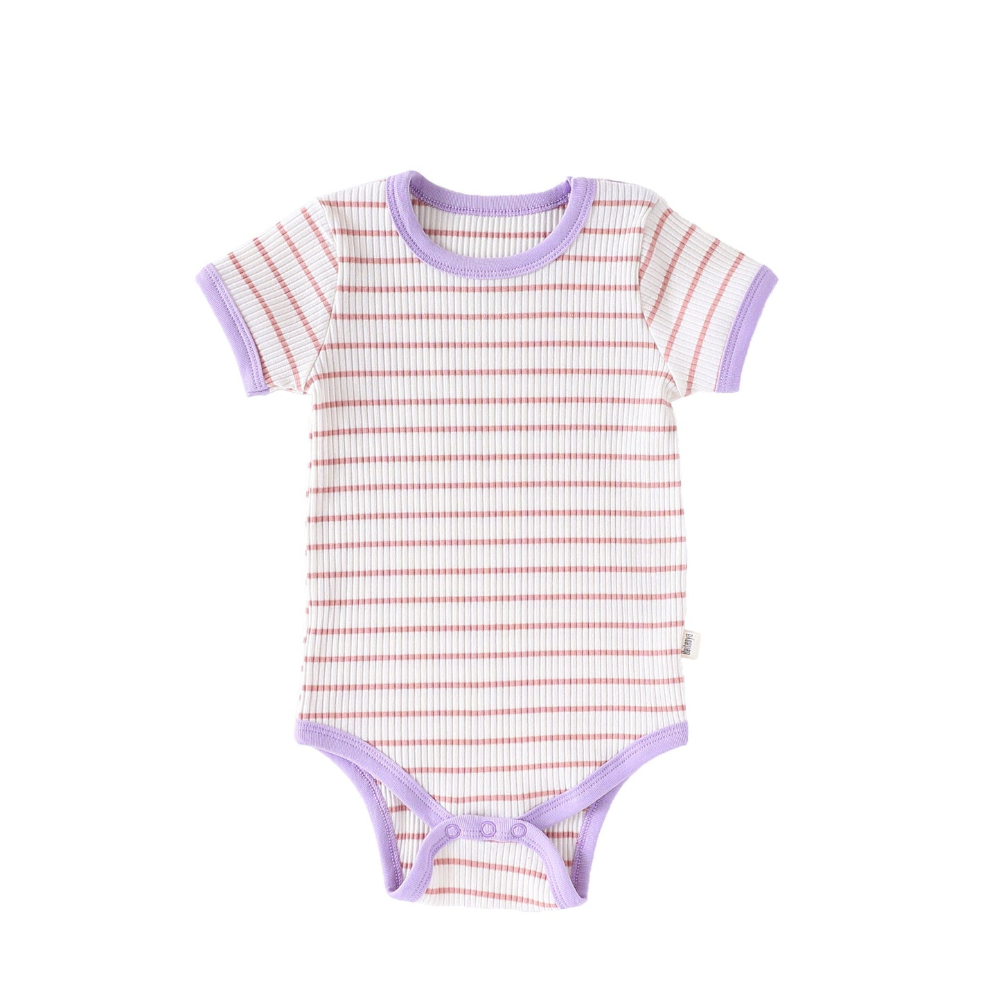 Summer Arrival Baby Unisex Sleeveless Striped Design Onesies Bodysuits-5