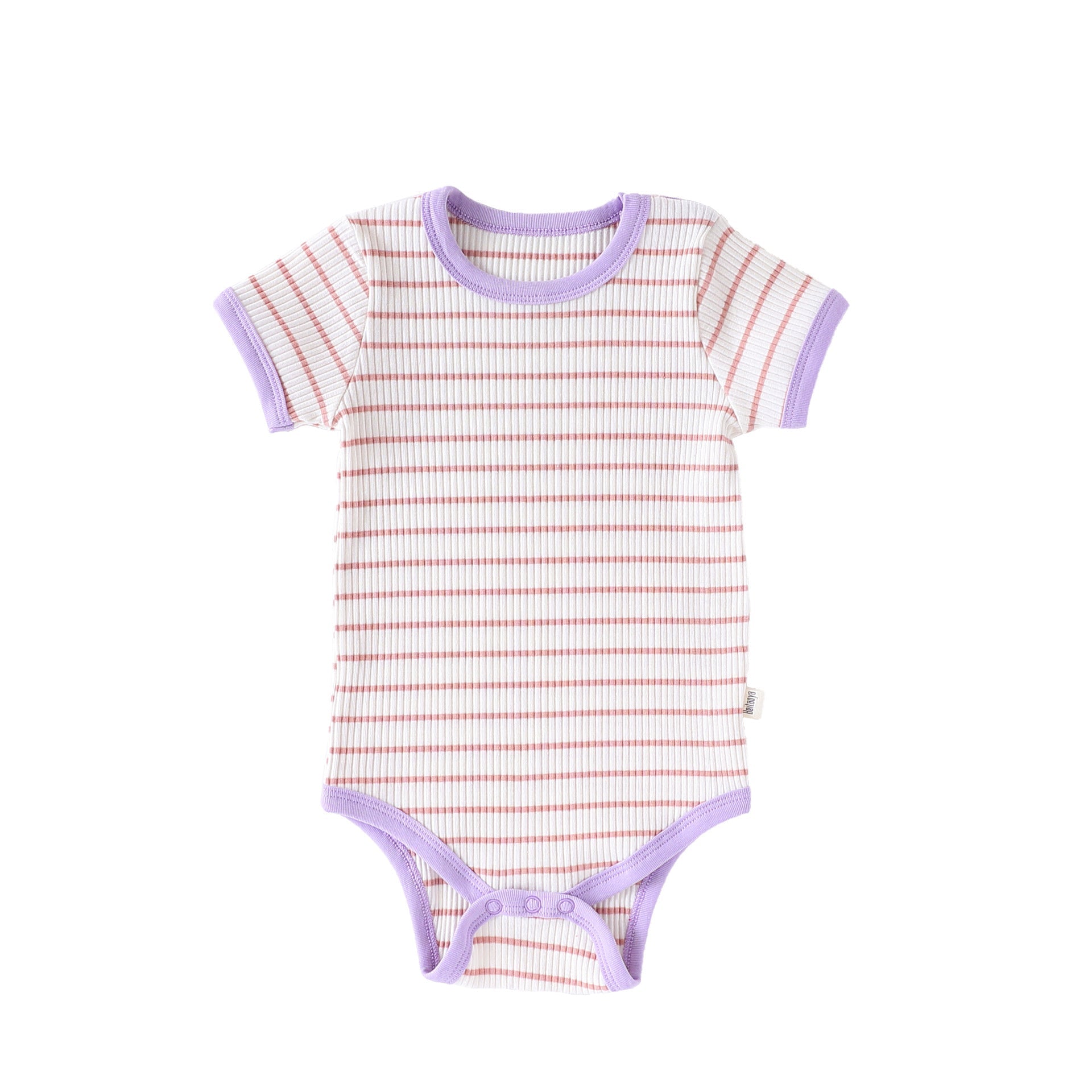Summer Arrival Baby Unisex Sleeveless Striped Design Onesies Bodysuits-5
