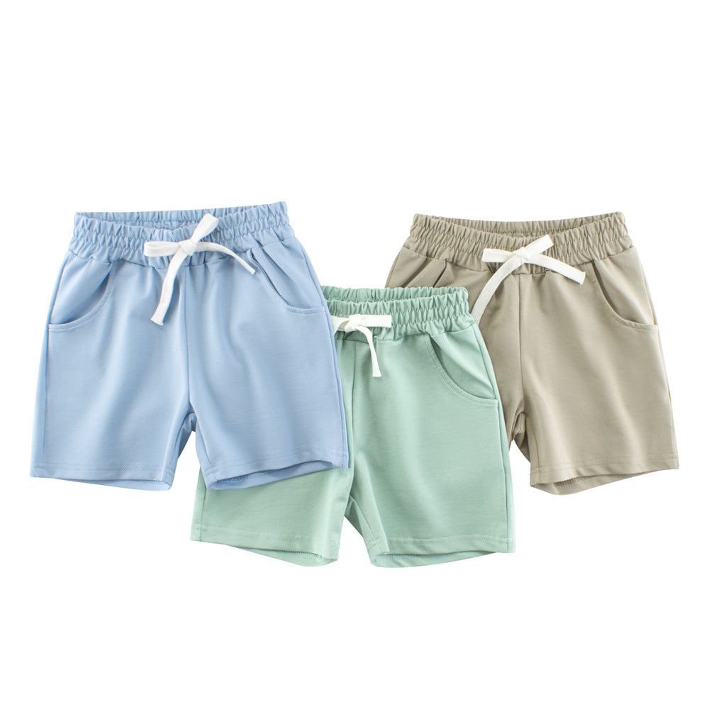 Summer Arrival Boys Casual Style Color Patchwork Shorts-0