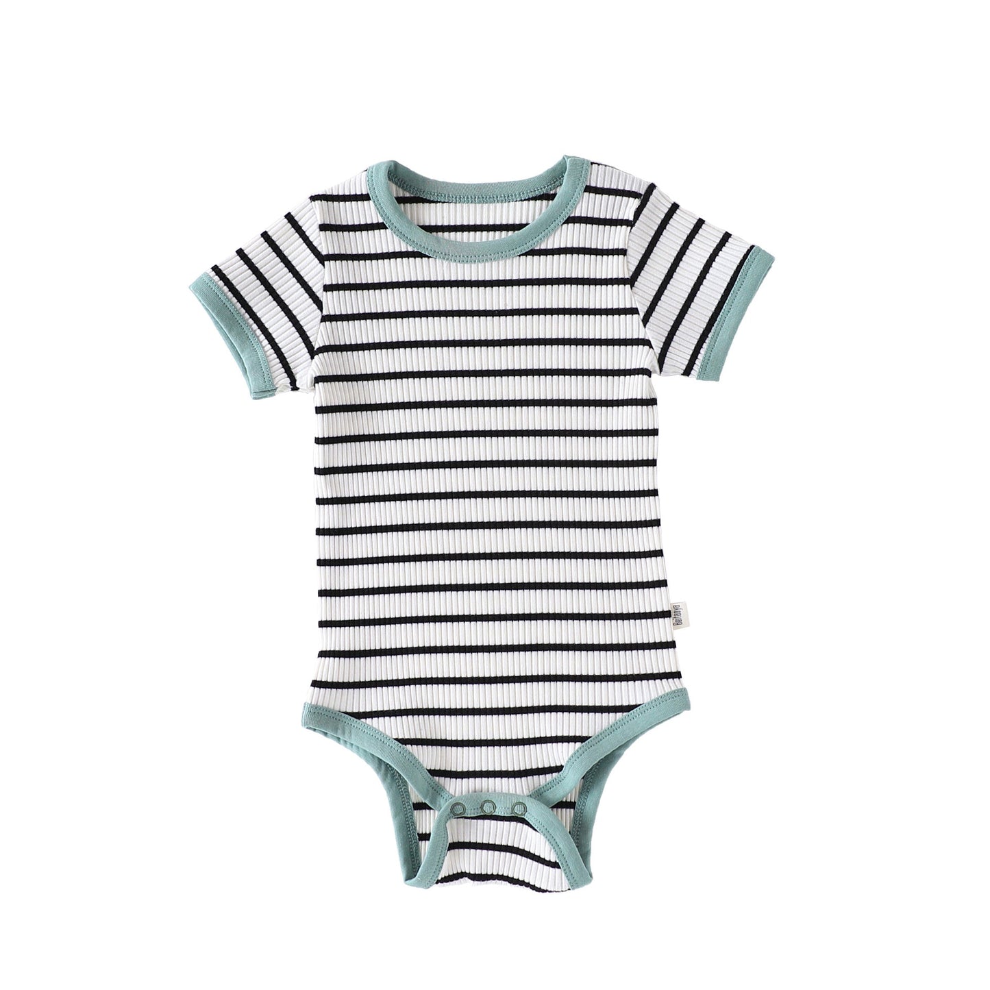Summer Arrival Baby Unisex Sleeveless Striped Design Onesies Bodysuits-7